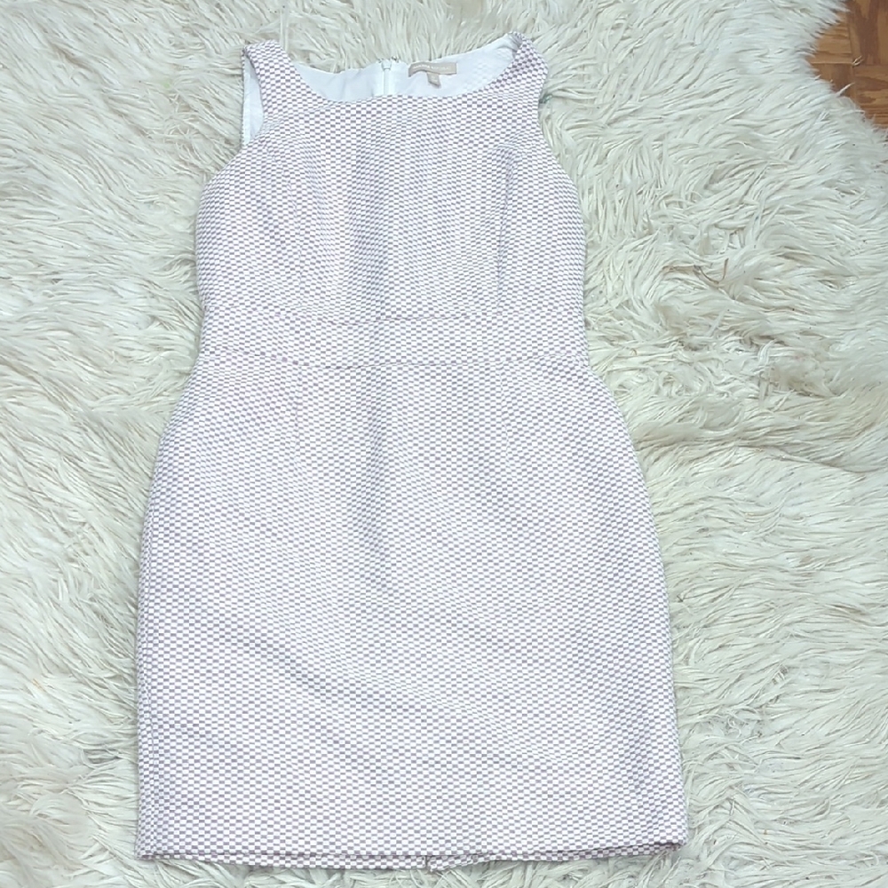 Banana Republic Textured White Mini Dress